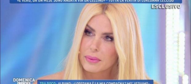 Loredana Lecciso a Domenica Live Loredana Lecciso a Domenica Live
