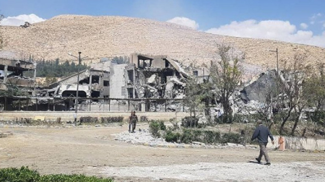 Frappes occidentales en Syrie : d&eacute;couvrez les premi&egrave;res images