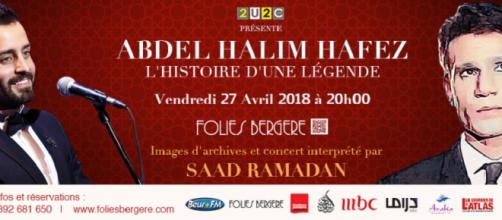 Saad Ramadan rend hommage à la légende égyptienne Abdel Halim Hafez pour un concert unique à Paris le 27 avril prochain.