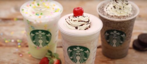 Frappuccinos are popular to stay cool in the spring. Image via: MsMojo/YouTube Screenshot