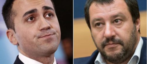 In alto, immagine di Luigi Di Maio e Matteo Salvini