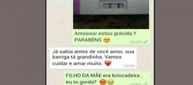 Pegadinha da falsa gravidez vira moda na internet Pegadinha da falsa gravidez vira moda na internet