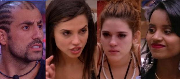 Quatro finalistas do BBB18: Paula, Ana, Kaysar e Gleici Quatro finalistas do BBB18: Paula, Ana, Kaysar e Gleici