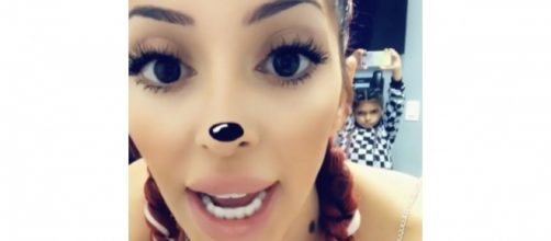 Farrah Abraham and Sophia pose on Instagram during her butt injections. [Photo via Instagram]