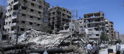 La città devastata di Douma, teatro del presunto attacco chimico