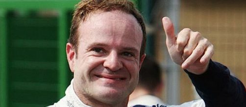 Rubens Barrichello con il suo solito sorriso