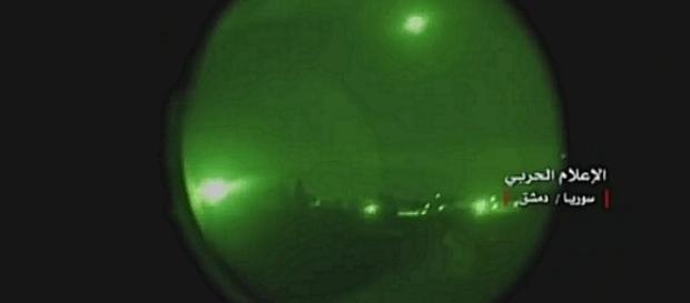 A duel between SA-3 Goa SAM system and incoming BGM-109 Tomahawk (above) as seen by the old target tracking TV optical channel (screenshot) A duel between SA-3 Goa SAM system and incoming BGM-109 Tomahawk (above) as seen by the old target tracking TV optical channel (screenshot)