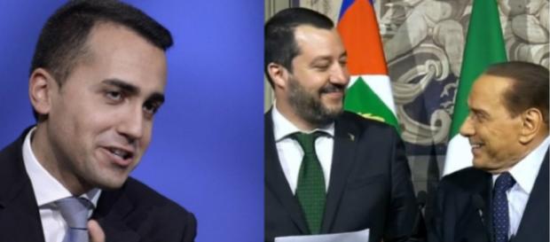Luigi Di Maio, Matteo Salvini e Silvio Berlusconi: prove tecniche di 'non governo' Luigi Di Maio, Matteo Salvini e Silvio Berlusconi: prove tecniche di 'non governo'