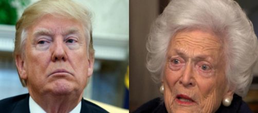 Donald Trump, Barbara Bush, via Twitter