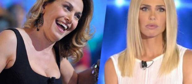 Barbara D'Urso e Ilary Blasi, colleghe di Mediaset Barbara D'Urso e Ilary Blasi, colleghe di Mediaset