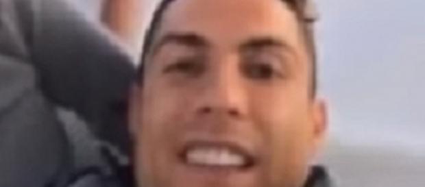 Cristiano Ronaldo falou por cerca de cinco minutos Cristiano Ronaldo falou por cerca de cinco minutos