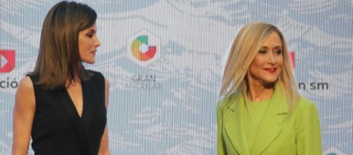 Reina Letizia y Cristina Cifuentes en imagen