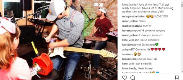 American Idol alum Laine Hadry puts out a teaser about something big coming soon - Image credit- Laine Hardy | Instagram American Idol alum Laine Hadry puts out a teaser about something big coming soon - Image credit- Laine Hardy | Instagram