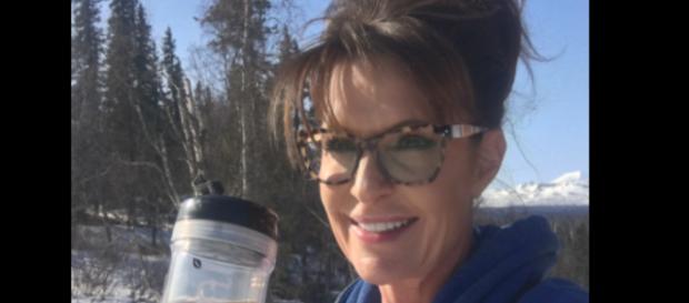 Sarah Palin on skinny tea, via Twitter Sarah Palin on skinny tea, via Twitter