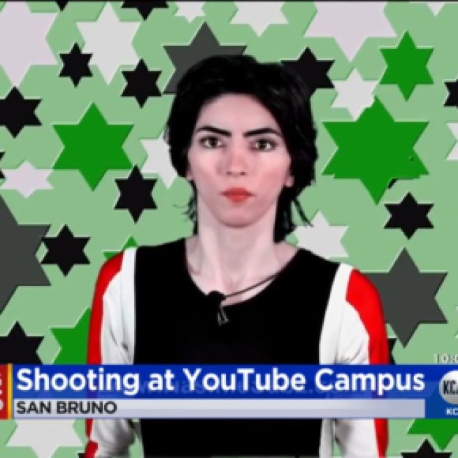 Nasim Najafi Aghdam, 38, shot three people at YouTube Headquarters in San Bruno, California. [Image source: CBSLosAngeles/YouTube]