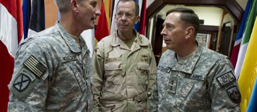 General Nicholson with Admiral Mullen and General Petraeus (Image via MC1 Chad J. McNeely - WikiMedia Commons)
