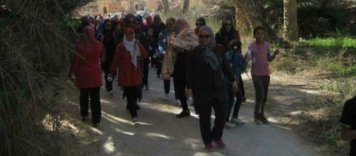 Marche organisée par l'ONCST en Tunisie