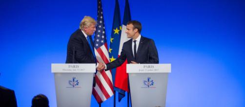 The unlikely bromance between Trump and Macron Photo by By US Embassy France via Wikimedia