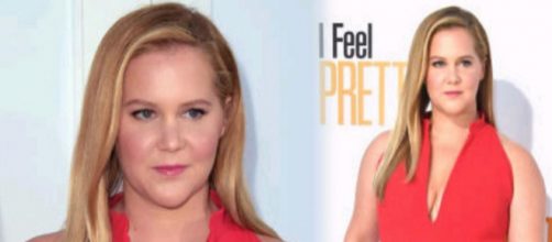 Amy Schumer attending the premiere for her movie 'I Feel Pretty.' [ image source:Instagram -@amyschumer]