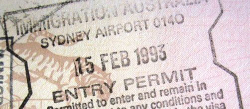 Australia sydney entry permit, Wikimedia Commons