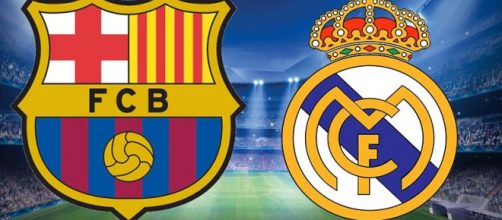 Derby spagnolo tra Barcellona e Real Madrid.