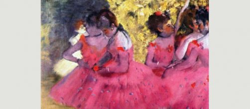 Dancers in Pink (1880-1885) de Edgar Degas se eleva por su tono llamativo y un estilo que el artista llamó "instantánea premeditada"