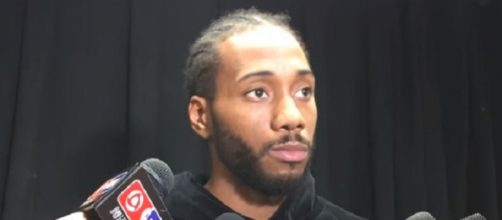 Kawhi Leonard was limited to nine games this season. - [Image Credit: ESPN / YouTube screencap]