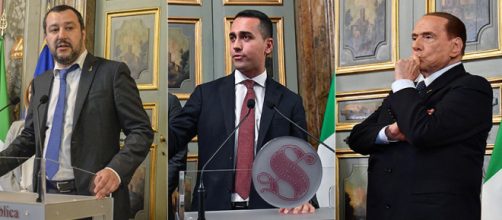 Matteo Salvini, Luigi Di Maio e Silvio Berlusconi