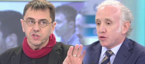 Juan Carlos Monedero e Inda en imagen Juan Carlos Monedero e Inda en imagen