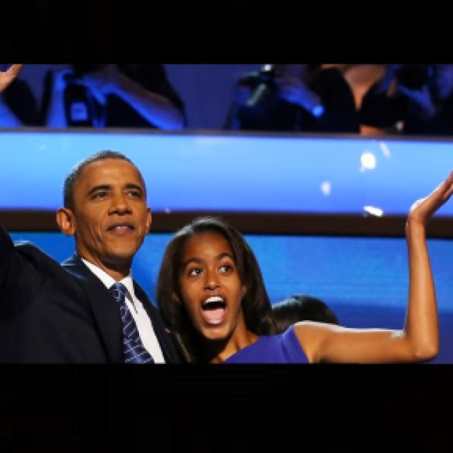 Barack and Michelle Obama pen letter to Malia's boyfriend. - [Image via Gym4Men YouTube Screenshot]