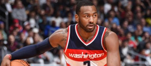 John Wall and the Wizards host Game 4 of their first-round series against Toronto on Sunday night. [Image via NBA/YouTube]