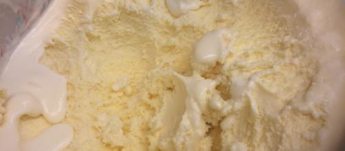 Melted Tub of Vanilla Ice Cream via Flickr