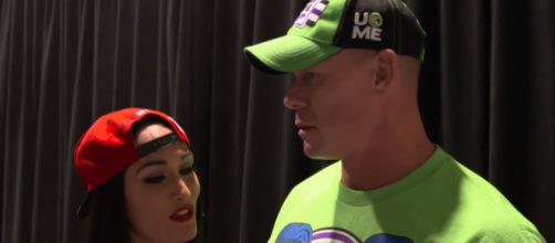 A source in a new report suggests John Cena and Nikki Bella could get back together again. [Image via TheBellaTwins/YouTube]