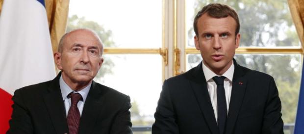Emmanuel Macron et Gérard Collomb, chacun dans son rôle | L'Opinion - lopinion.fr Emmanuel Macron et Gérard Collomb, chacun dans son rôle | L'Opinion - lopinion.fr