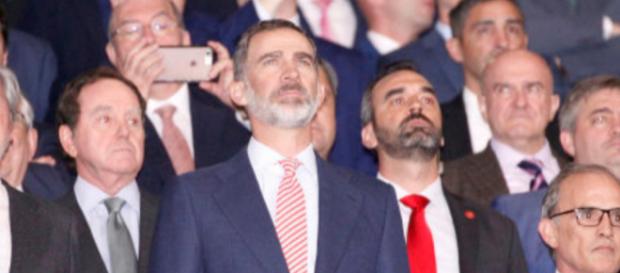 Felipe VI en el ESTADIO WANDA METROPOLITANO Felipe VI en el ESTADIO WANDA METROPOLITANO