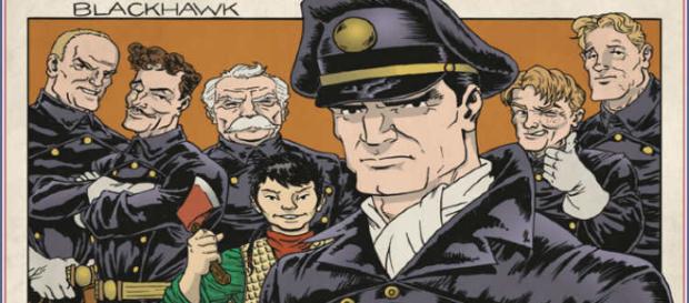 Imagen del comic original de Blackhaw Imagen del comic original de Blackhaw