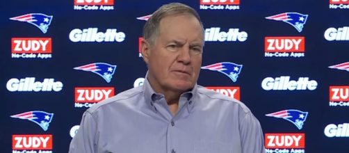 Bill Belichick answers questions on the team's QB plans at the draft [Image via NFL World / YouTube Screencap]