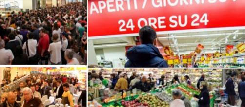 25 aprile e 1 Maggio: numerosi i centri commerciali, i supermercati e i negozi aperti