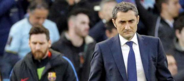 Ernesto Valverde em situação delicada no Barça Ernesto Valverde em situação delicada no Barça