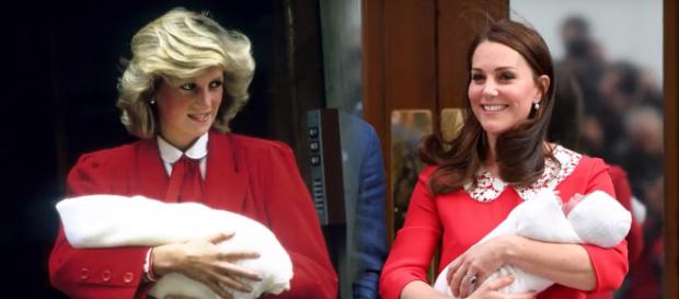Kate Middleton paid homage to Princess Diana with her outfit during first public appearance with baby no. 3. YouTube/E!News Kate Middleton paid homage to Princess Diana with her outfit during first public appearance with baby no. 3. YouTube/E!News