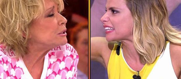 Mila Ximénez y María Lapiedra enfrentadas Mila Ximénez y María Lapiedra enfrentadas