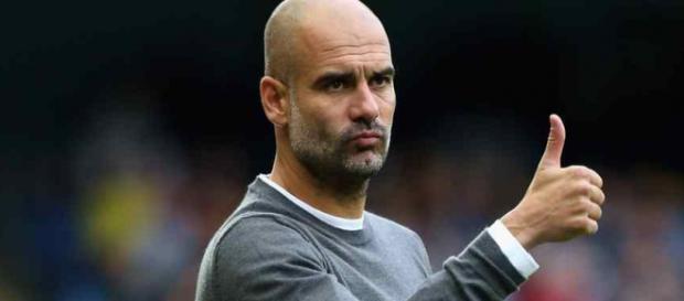 Pep Guardiola está treinando o Manchester City Pep Guardiola está treinando o Manchester City
