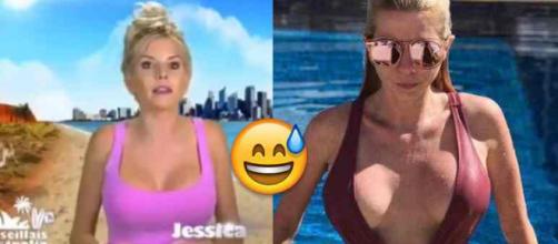 Dans un épisode des Marseillais Australia, la poitrine de Jessica fait le buzz !