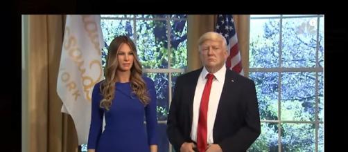 Melania Trump looks like who in wax? [Photo via NBC News/Youtube screenshot]
