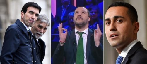 Maurizio Martina, Matteo Salvini e Luigi Di Maio