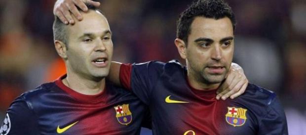 Iniesta y Xavi no pudieron conquistar el máximo galardón individual del planeta. Foto As.com. Iniesta y Xavi no pudieron conquistar el máximo galardón individual del planeta. Foto As.com.