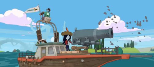 'Adventure Time: Pirate of the Enchiridion' release details. [Image source: YouTube - Outright Games Channel]