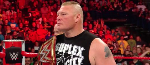 Brock Lesnar puts his WWE Universal title on the line at the 'Greatest Royal Rumble' on Friday in Saudi Arabia. [Image via WWE/YouTube]