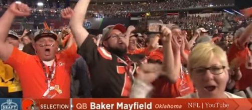 Cleveland Browns select Baker Mayfield | Round 1 Pick 1 | NFL Draft 2018 | YouTube