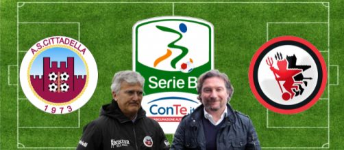Roberto Venturato e Giovanni Stroppa, allenatori di Cittadella e Foggia